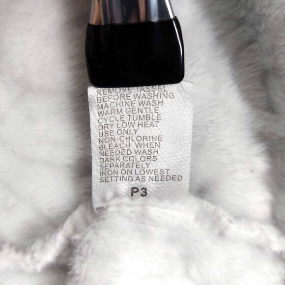 Vintage Miss Elaine XL Zip Front Fleece Robe Paisley Damask Plush Housecoat - Picture 8 of 10